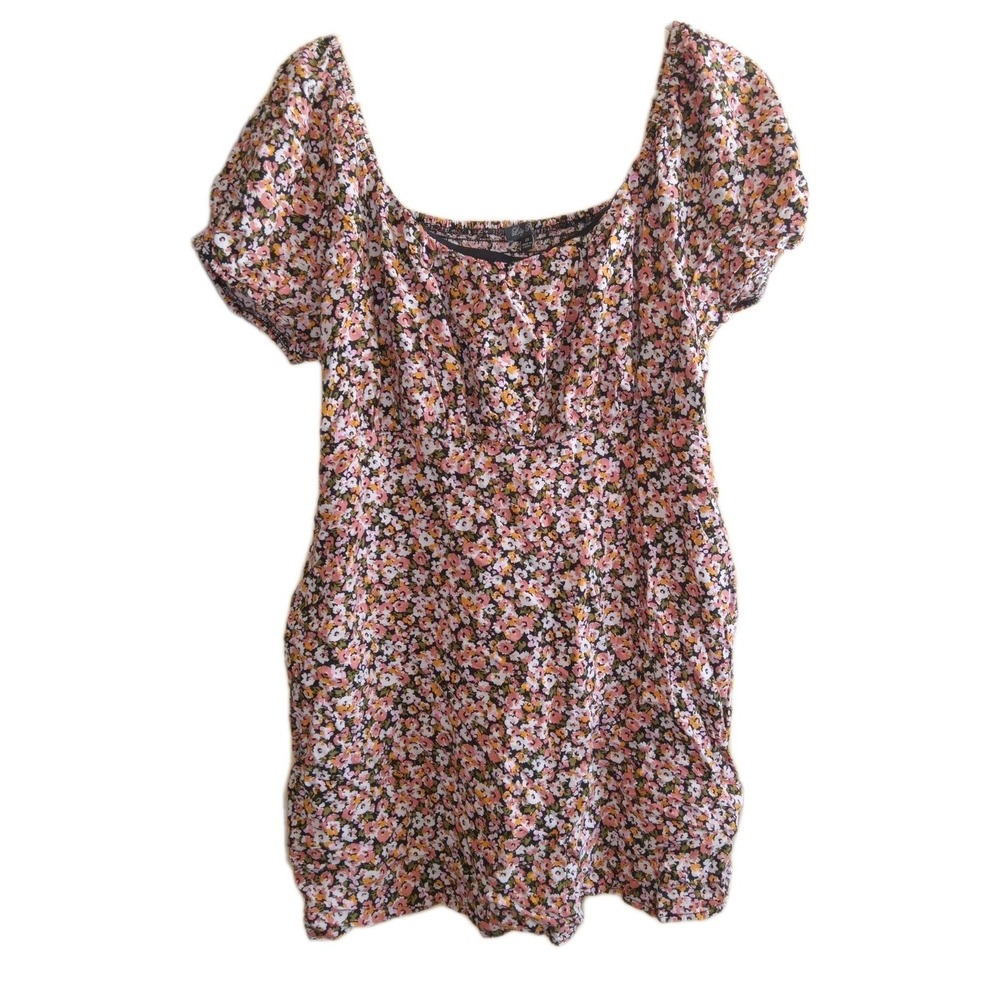 Lily Rose‎ Skater Floral Dress Jr. Plus SZ 2X 18-20